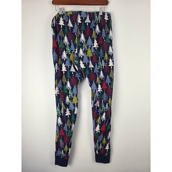 Hanna Anderson Christmas Tree Pajama Pants XL Womens Cuffed Holiday Sleepwear - Picture 4 of 5
